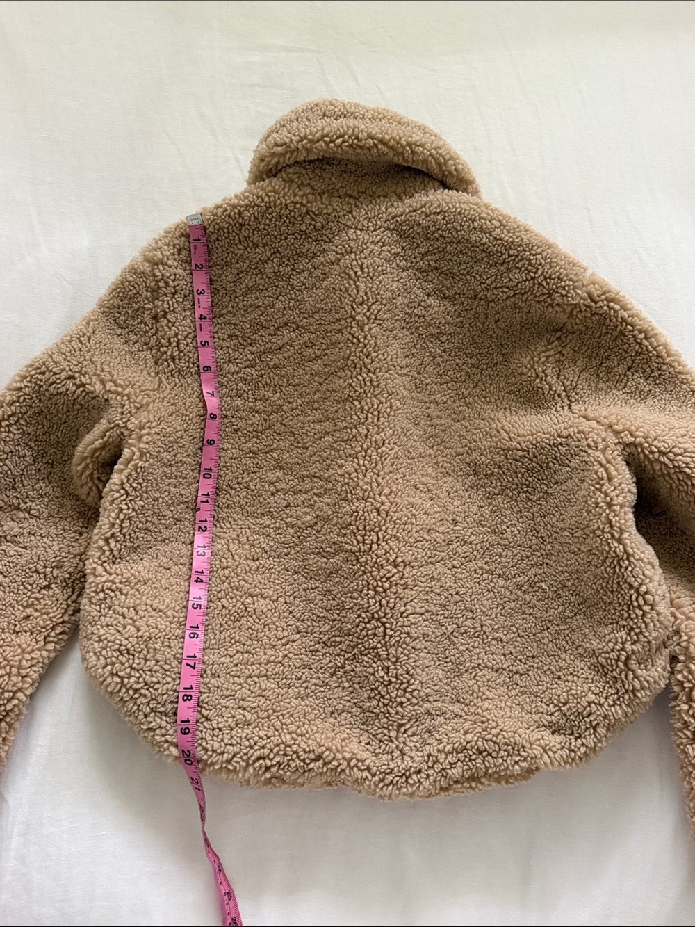 Zara Tan Teddy Toggle Jacket - Picture 5 of 6